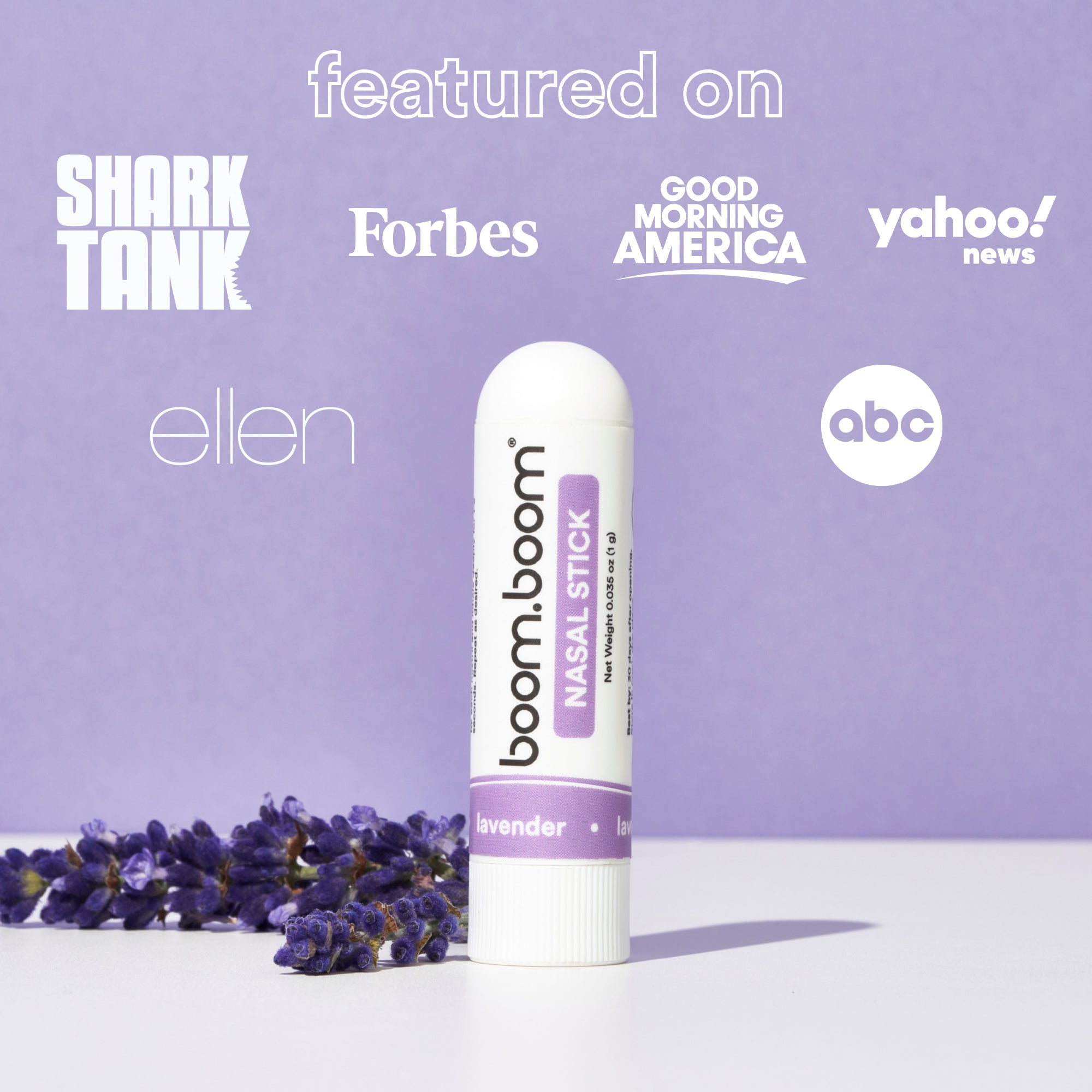 BoomBoom Naturals Nasal Stick (Lavender)