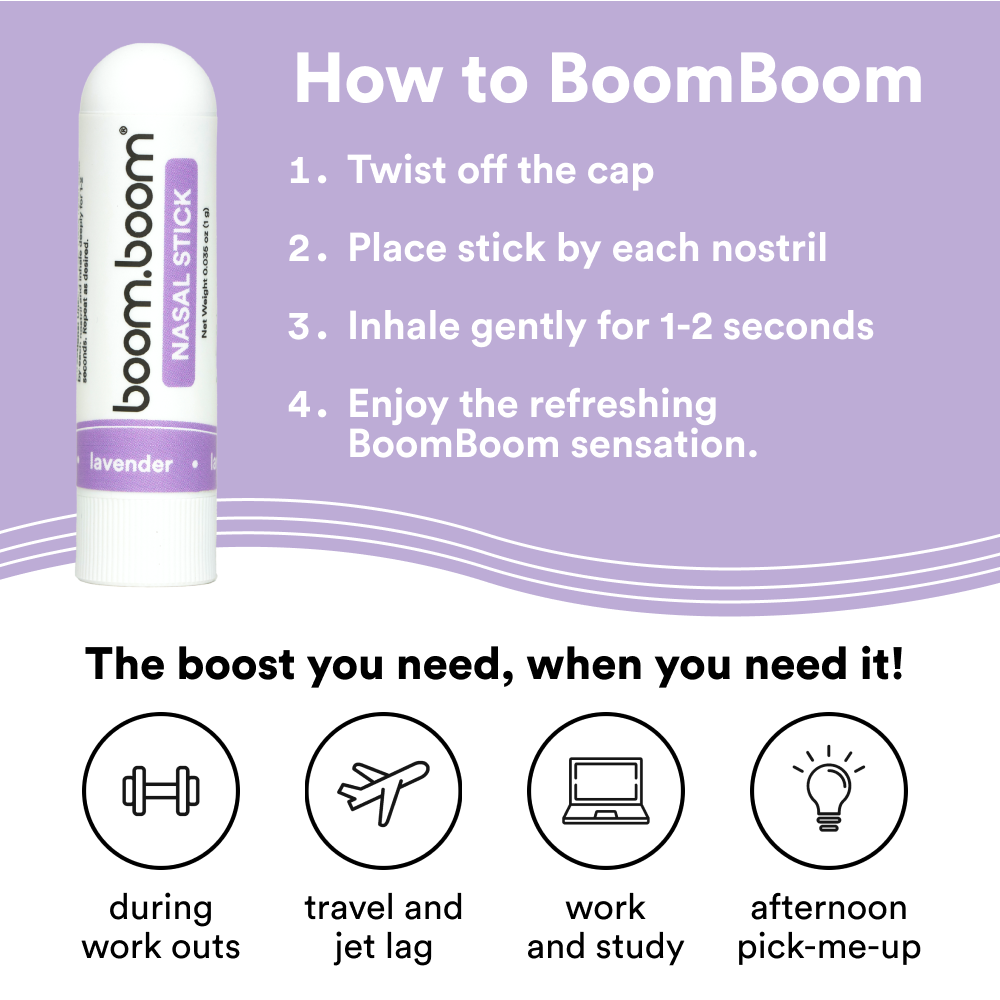 BoomBoom Naturals Nasal Stick (Lavender)