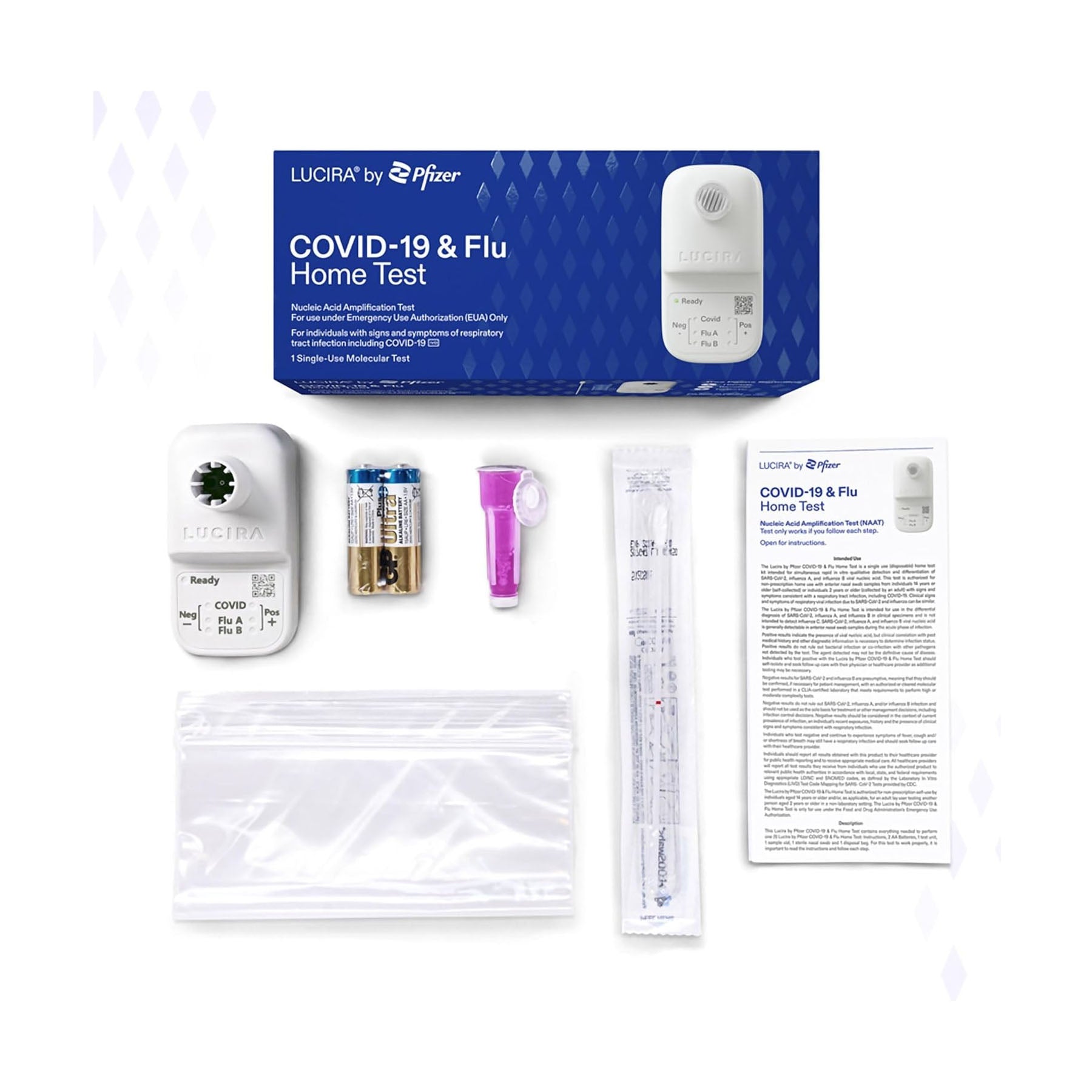 LUCIRA® by Pfizer COVID-19 & Flu Home Test