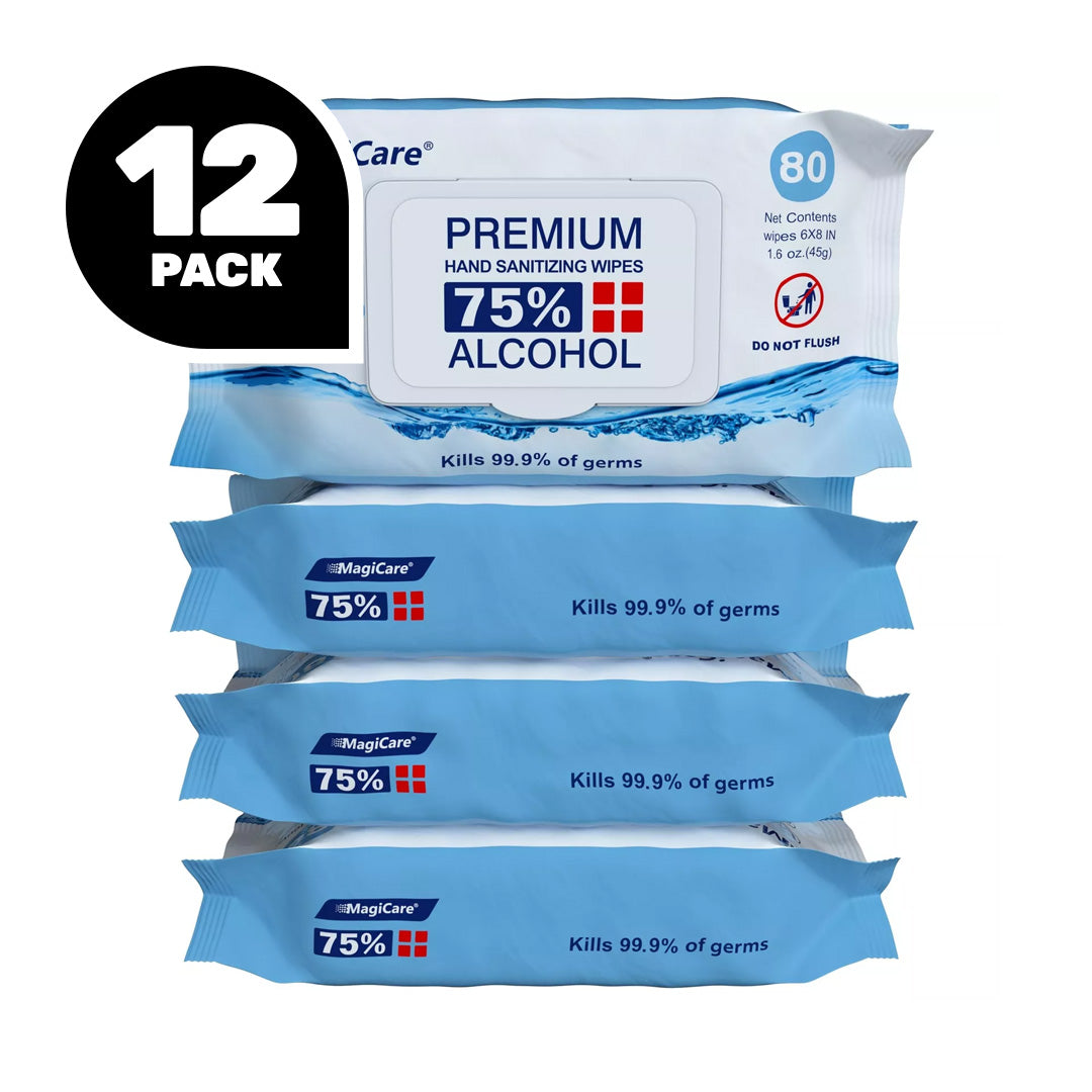 MagiCare 75% Alcohol Sanitizing Wipes (80ct)