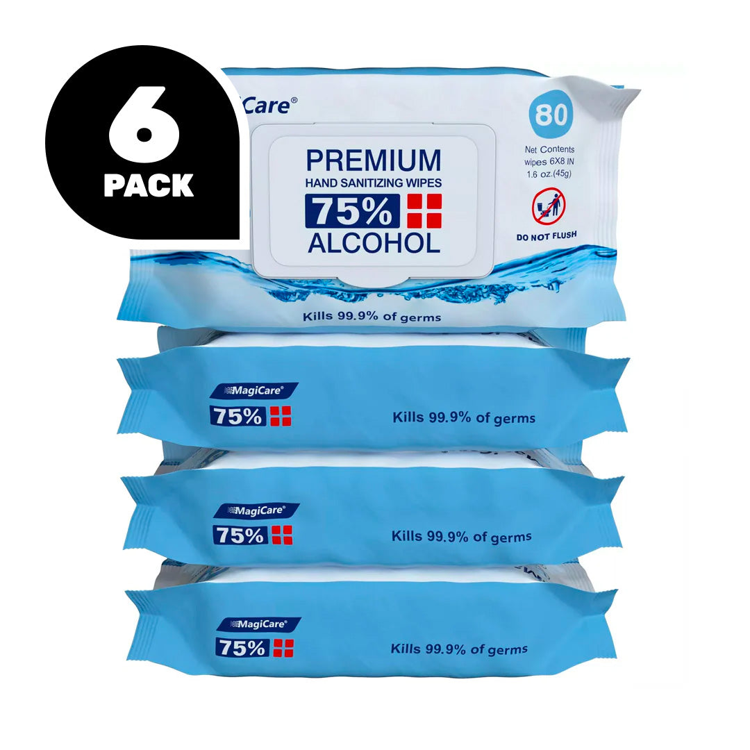 MagiCare 75% Alcohol Sanitizing Wipes (80ct)