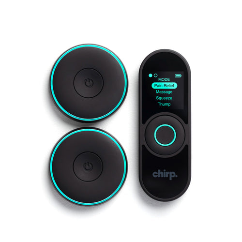 Chirp Halo™ Wireless Muscle Stim – FDA-Cleared TENS & EMS Muscle Recovery Device