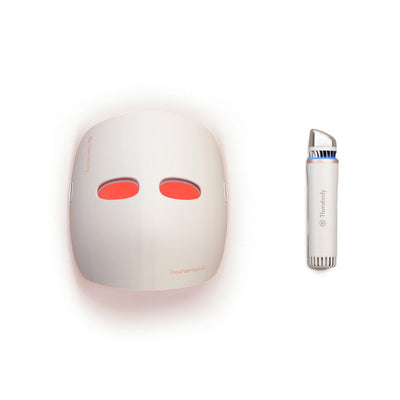 Theraface Anti-Aging Bundle by Therabody | LED Light Therapy & Skincare Set
