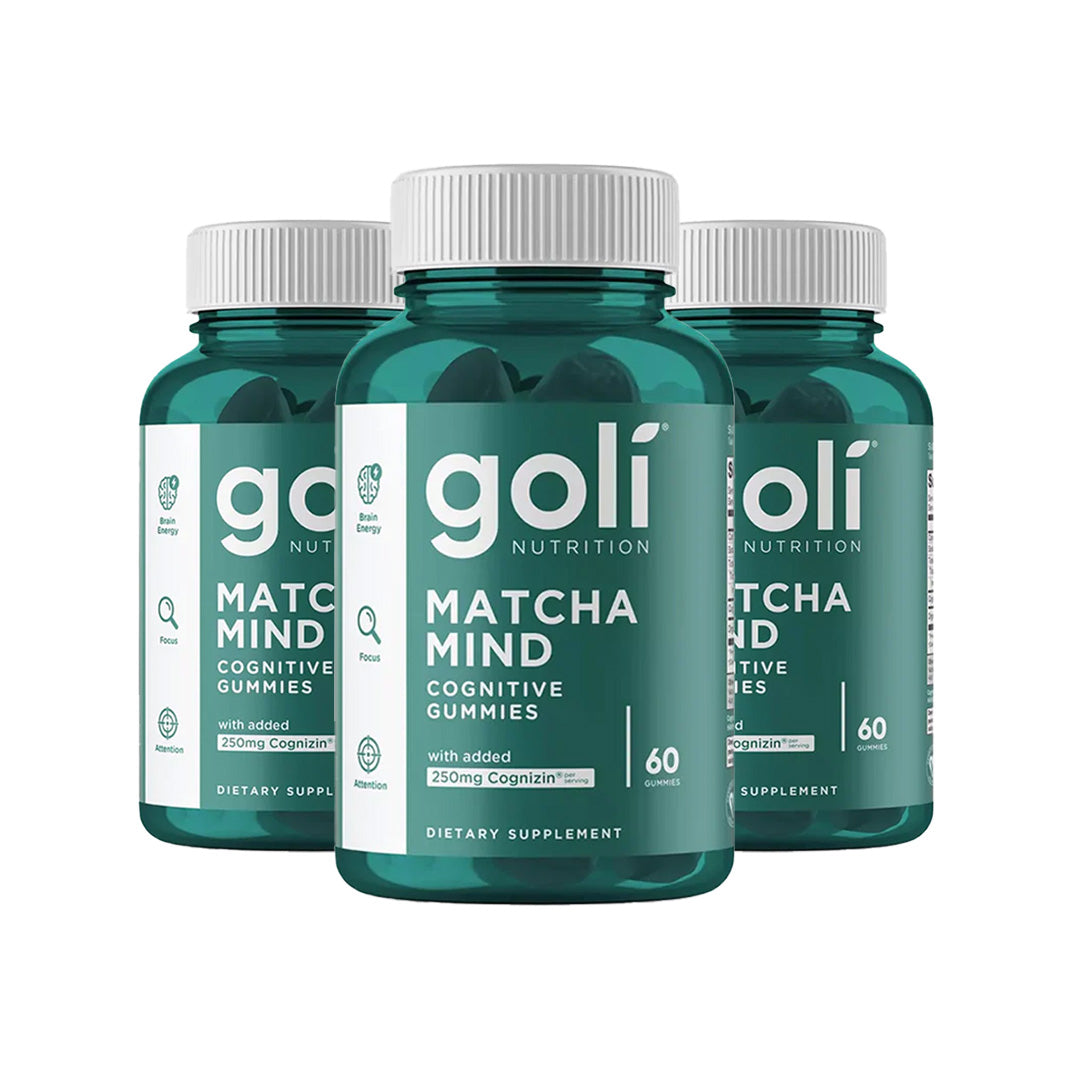 Goli® Nutrition Matcha Mind Cognitive Gummies