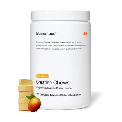 Momentous Creatine Monohydrate Chews (150-count) (Mango)