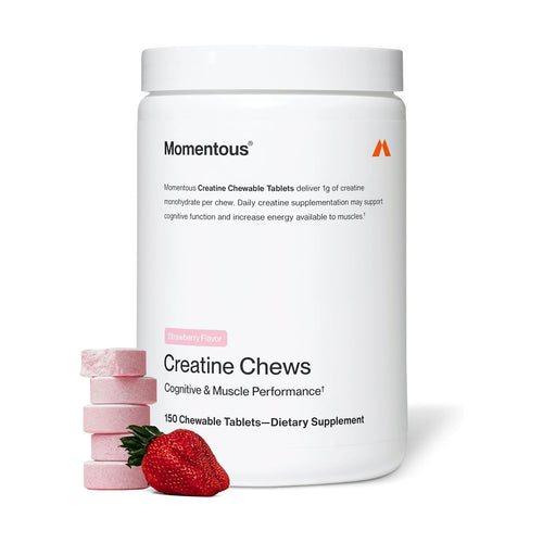 Momentous Creatine Monohydrate Chews (150-count) (Strawberry)