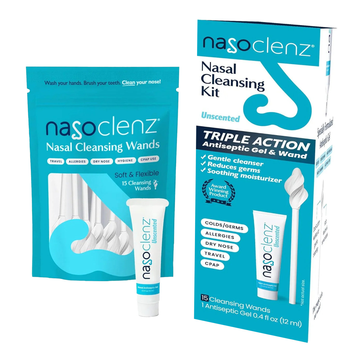 Nasoclenz™ - Nasal Cleansing Kit (15 ct)