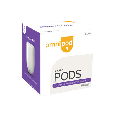 Omnipod 5 Pods 5-Pack - Tubeless Insulin Delivery System
