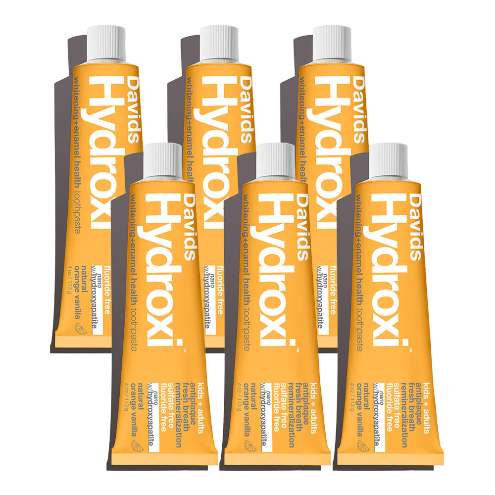 Davids Hydroxi™ Kids + Adults Nano Hydroxyapatite Premium Toothpaste (Orange Vanilla)