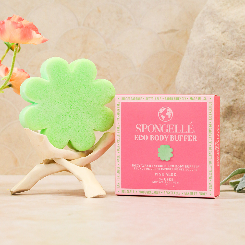 Spongellé® Eco Body Buffer - Pink Aloe (15+ Washes)