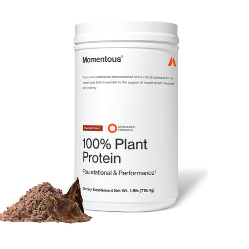 Momentous 100% Plant Protein (22 Serving Jar)