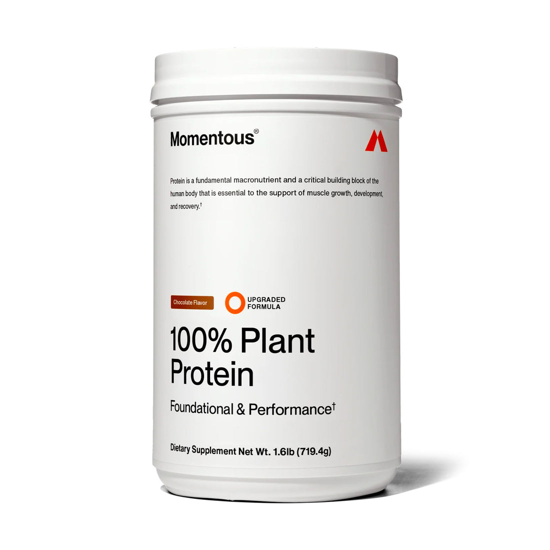 Momentous 100% Plant Protein (22 Serving Jar)