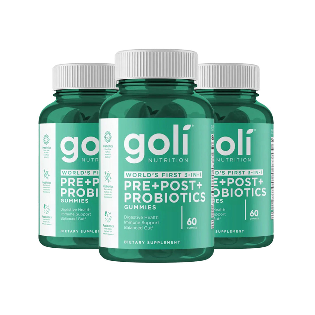 Goli® Nutrition Pre+Post+Probiotics Gummies