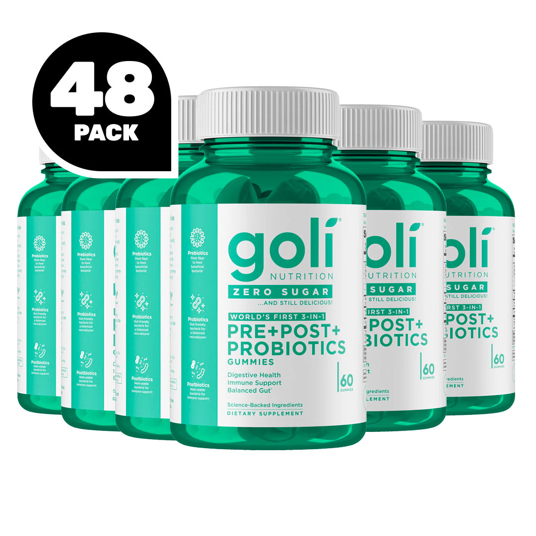 Goli® Nutrition Pre+Post+Probiotics Zero Sugar Gummies, 60 Gummies