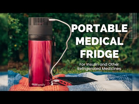 4ALLFAMILY Voyager Portable USB Travel Refrigerator For Insulin & Medicines