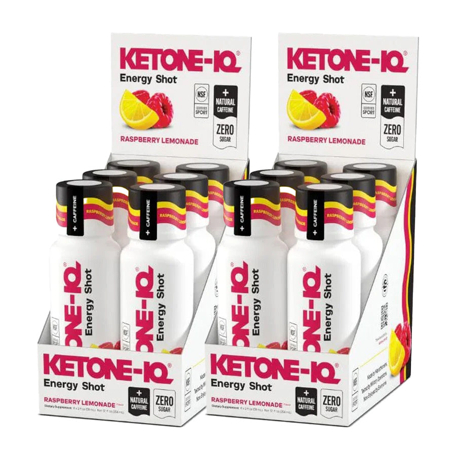 Ketone-IQ +Caffeine High Performance Energy Shot (Raspberry Lemonade)