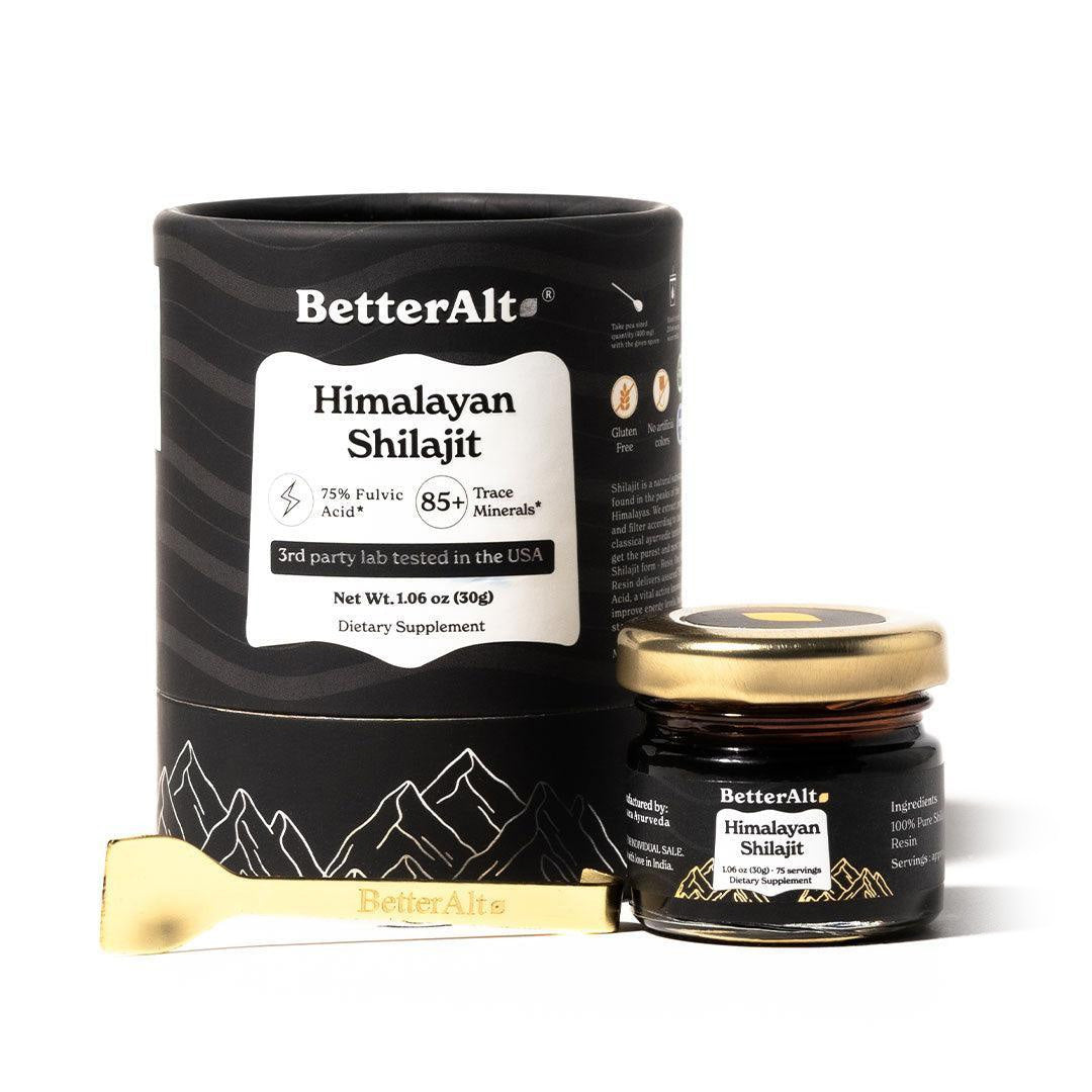 BetterAlt Pure Himalayan Shilajit Resin for Energy Boost & Immune Support