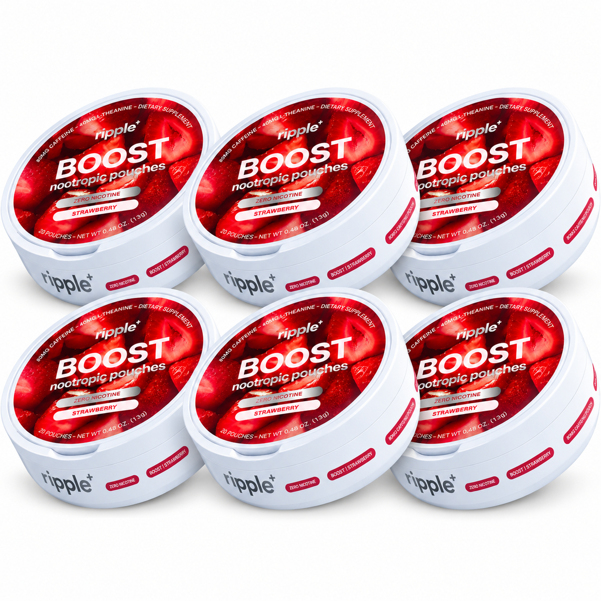 ripple⁺ Boost Strawberry 6-Pack