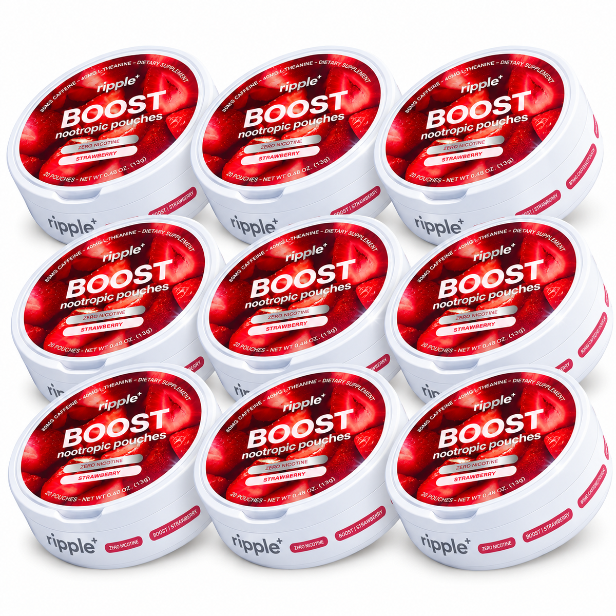 ripple⁺ Boost Strawberry 9-Pack