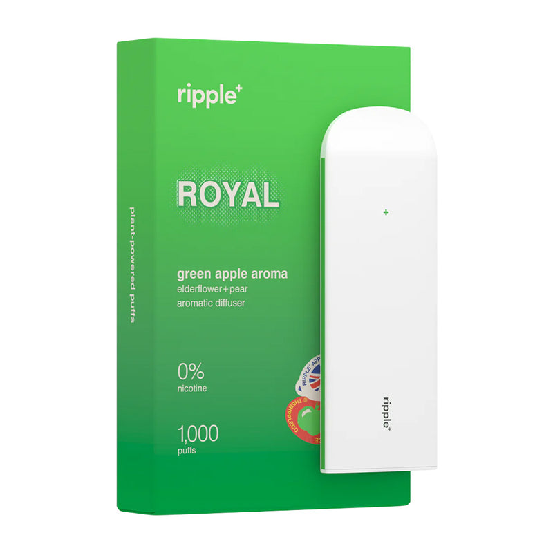 Ripple Royal disposable vape green apple flavor device