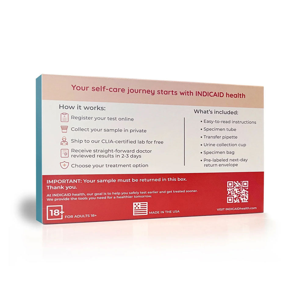 Indicaid Health Sexual Health 2 At-Home Test