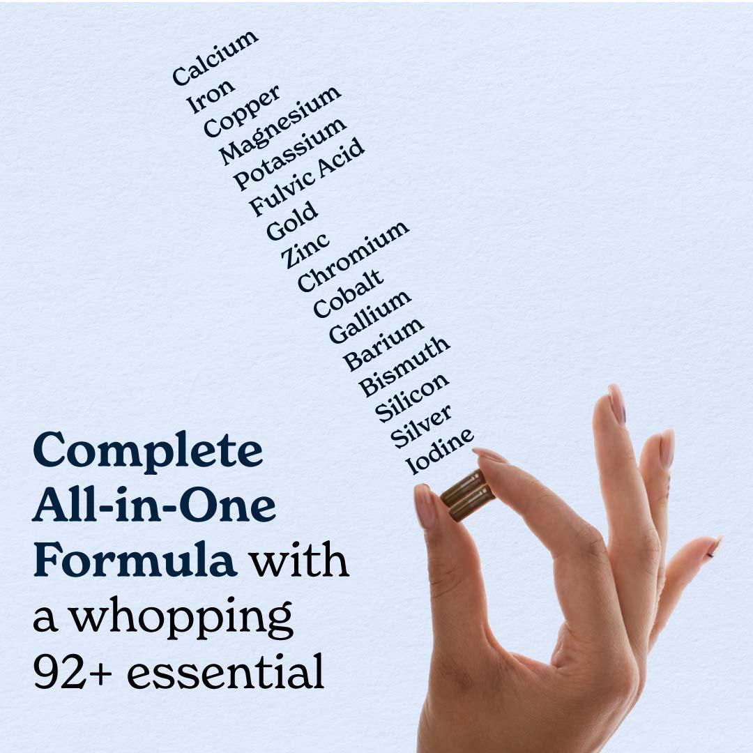 BetterAlt GOLD+ Shilajit + Sea Moss + Tongkat Ali + Ashwagandha (120 Capsules)