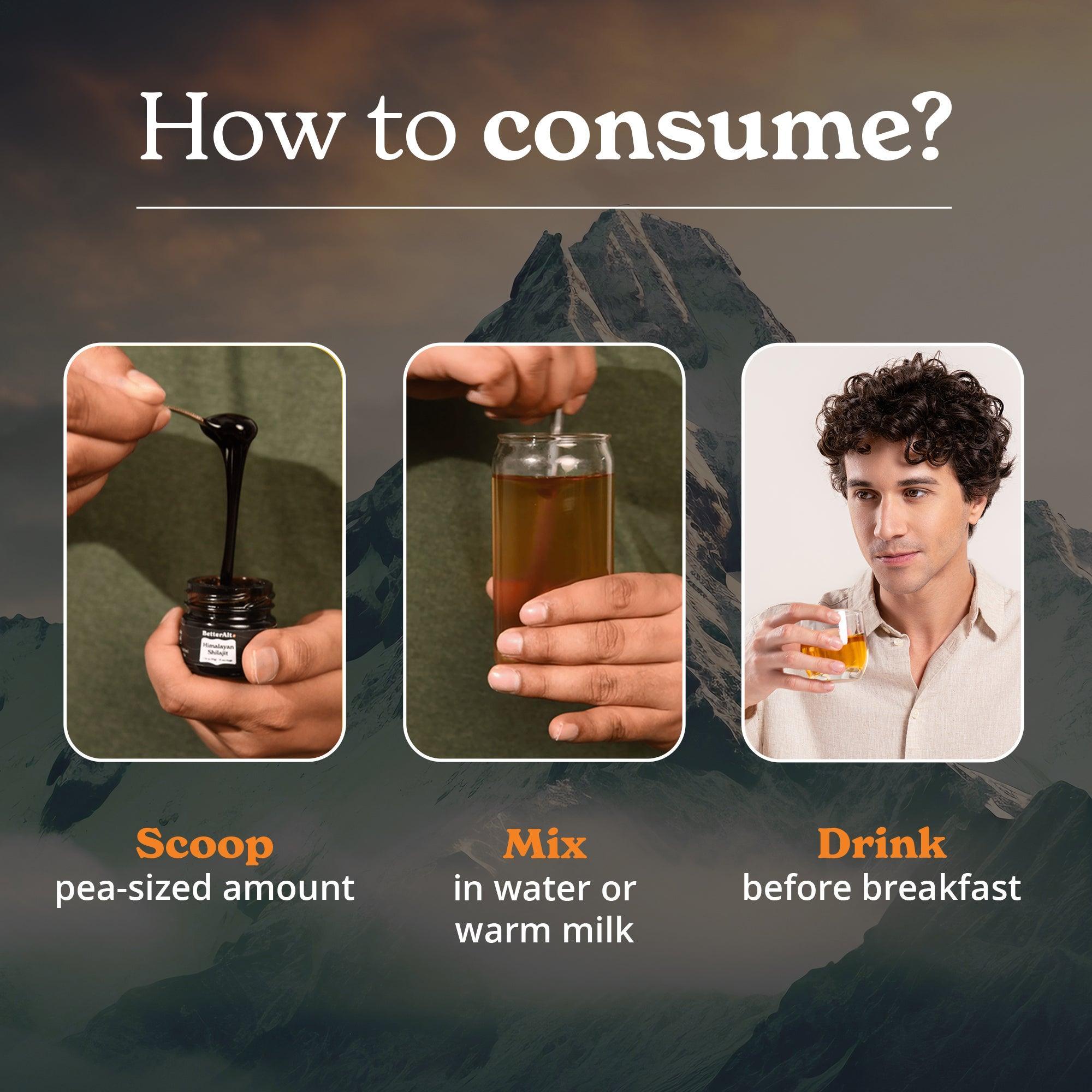 BetterAlt Pure Himalayan Shilajit Resin for Energy Boost & Immune Support