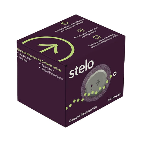 Stelo Glucose Biosensor Kit by Dexcom (1 Pack - 15 Day Supply)