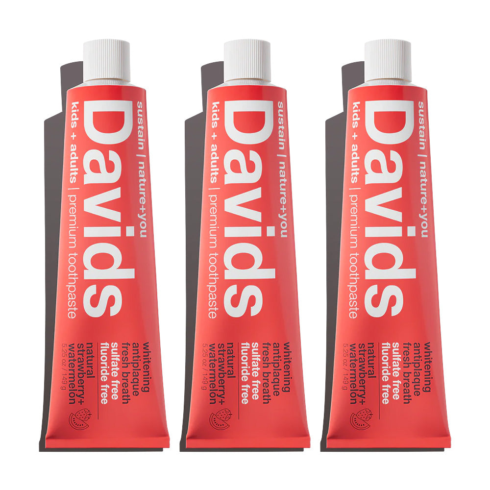 Davids Kids + Adults Premium Toothpaste (Strawberry Watermelon)