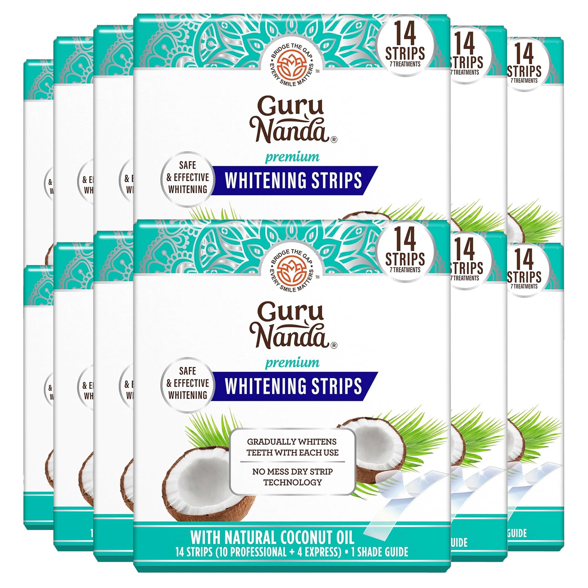 GuruNanda Whitening Strips (7-day Treatment)
