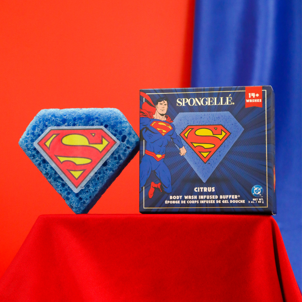 Spongellé® Superman™ Citrus Body Buffer | DC Super Hero