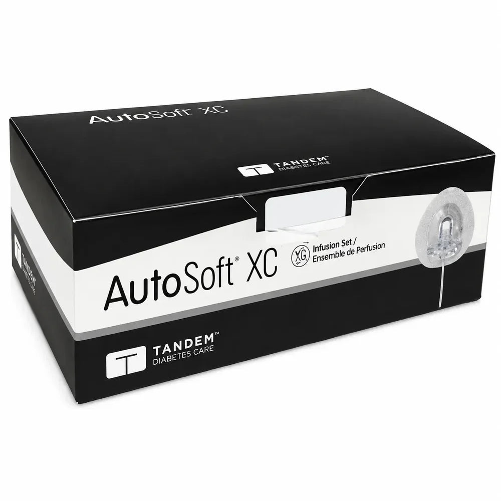 Tandem AutoSoft XC Infusion Set – 9mm Cannula / 23" Tubing, t:lock (10 Count Box)