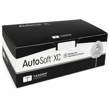 Tandem AutoSoft XC Infusion Set – 9mm Cannula / 23" Tubing, t:lock (10 Count Box)