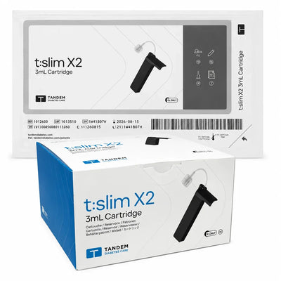 Tandem Diabetes Care t:slim X2 3mL Cartridges (10 Count Box)