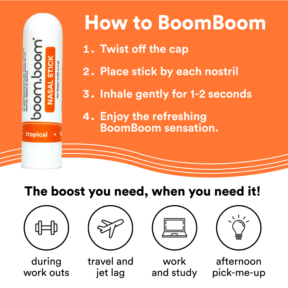 BoomBoom Naturals Nasal Stick (Tropical)