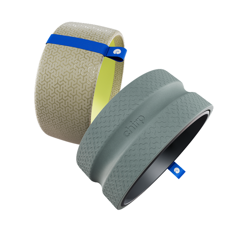 Chirp Relief Wheel Pro with interchangeable treads