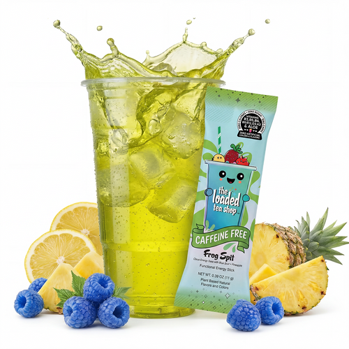 The Loaded Tea Shop Functional Energy Tea Packs (Frog Spit) Caffeine-Free