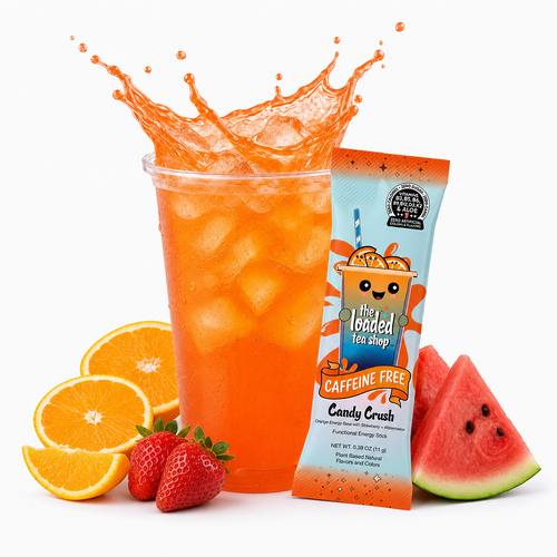 The Loaded Tea Shop Functional Energy Tea Packs (Candy Crush) Caffeine-Free