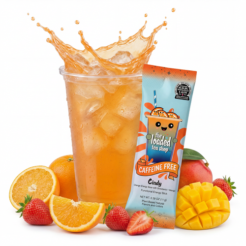 The Loaded Tea Shop Functional Energy Tea Packs (Cindy) Caffeine-Free