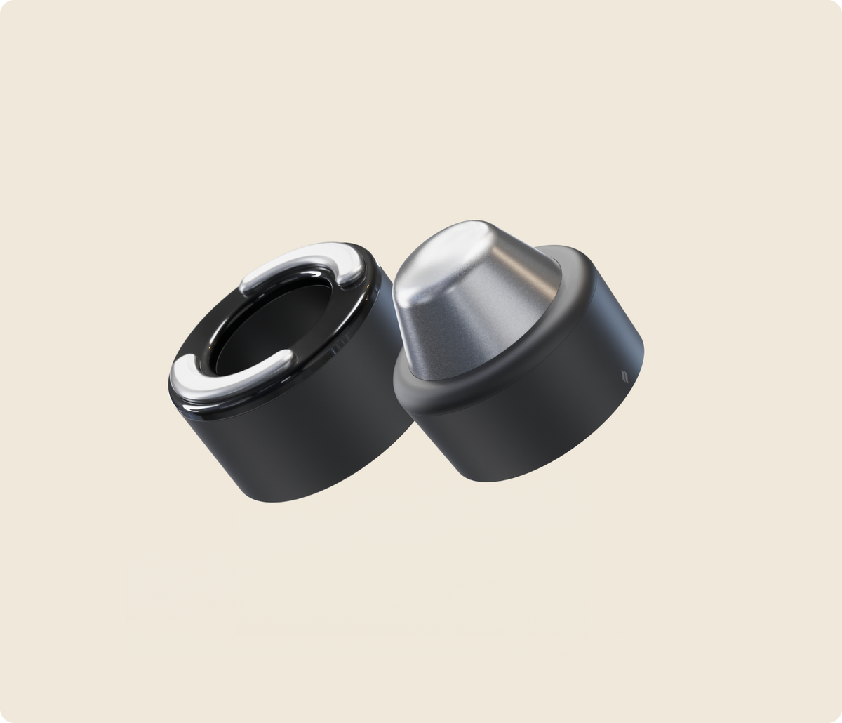 TheraFace Hot and Cold Rings — Black