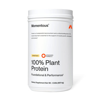 Momentous 100% Plant Protein (22 Serving Jar)