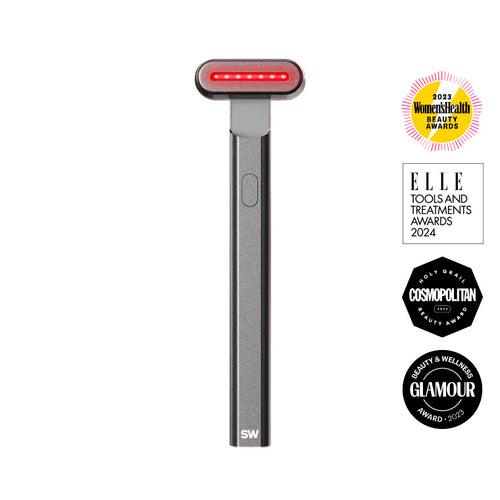 Solawave 4-in-1 Red Light Therapy Skincare Wand (Charcoal)