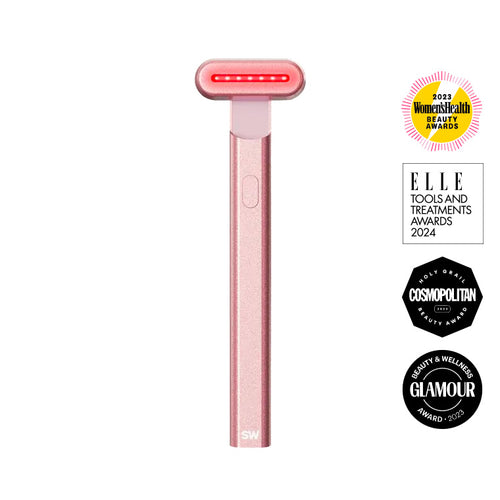 Solawave 4-in-1 Red Light Therapy Skincare Wand (Rose Gold)