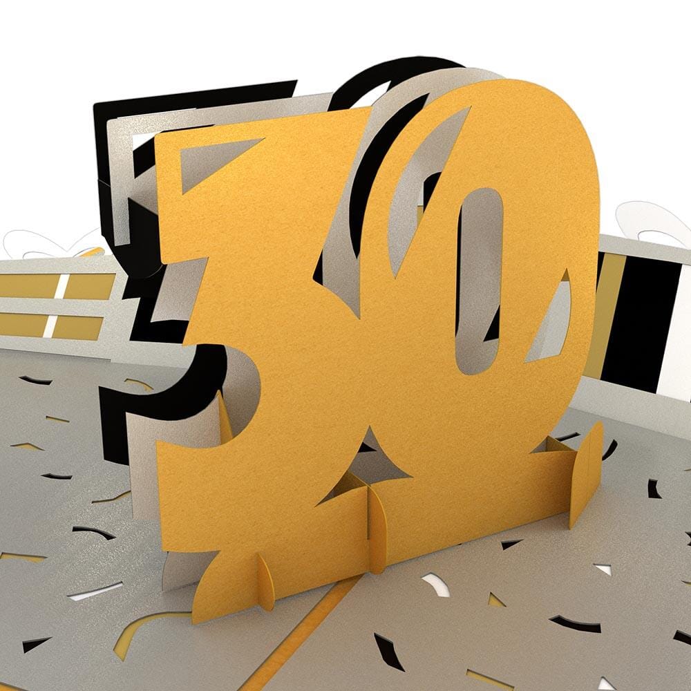 30th Celebration 3D Card
