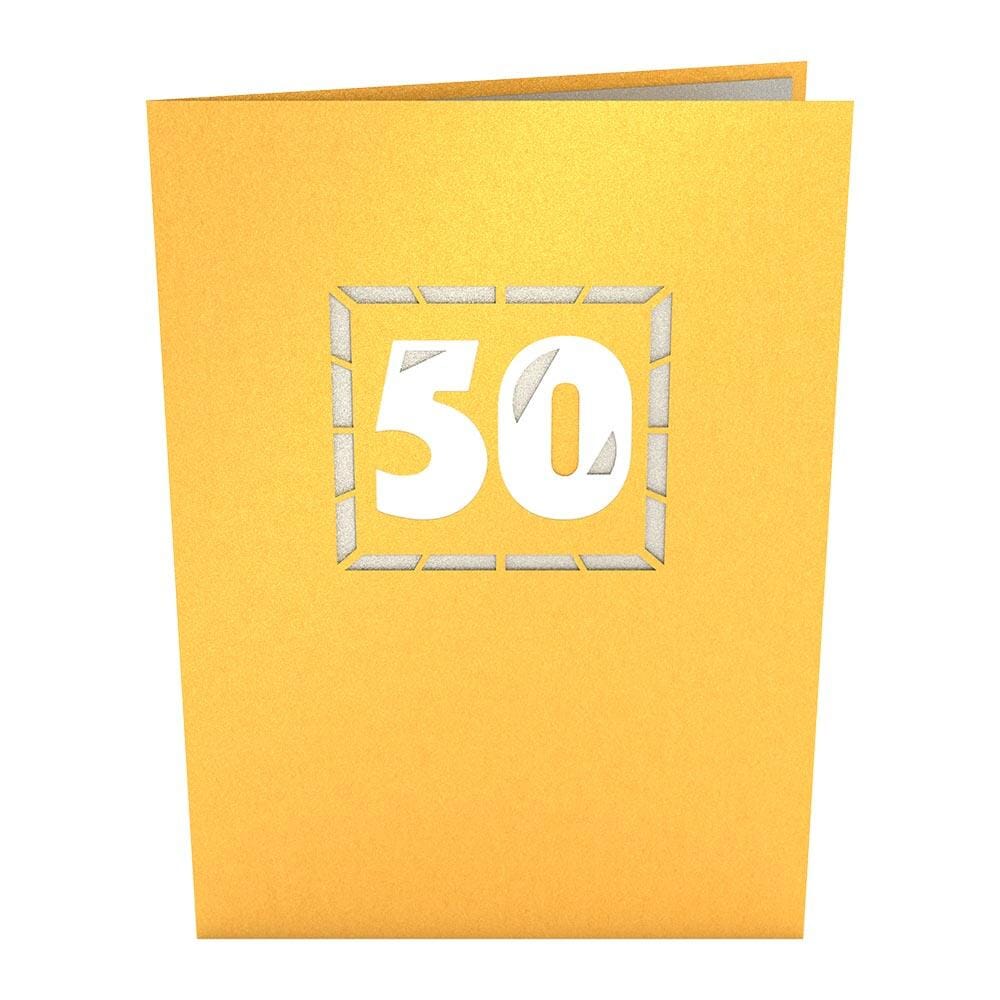 50th Celebration 3D Card