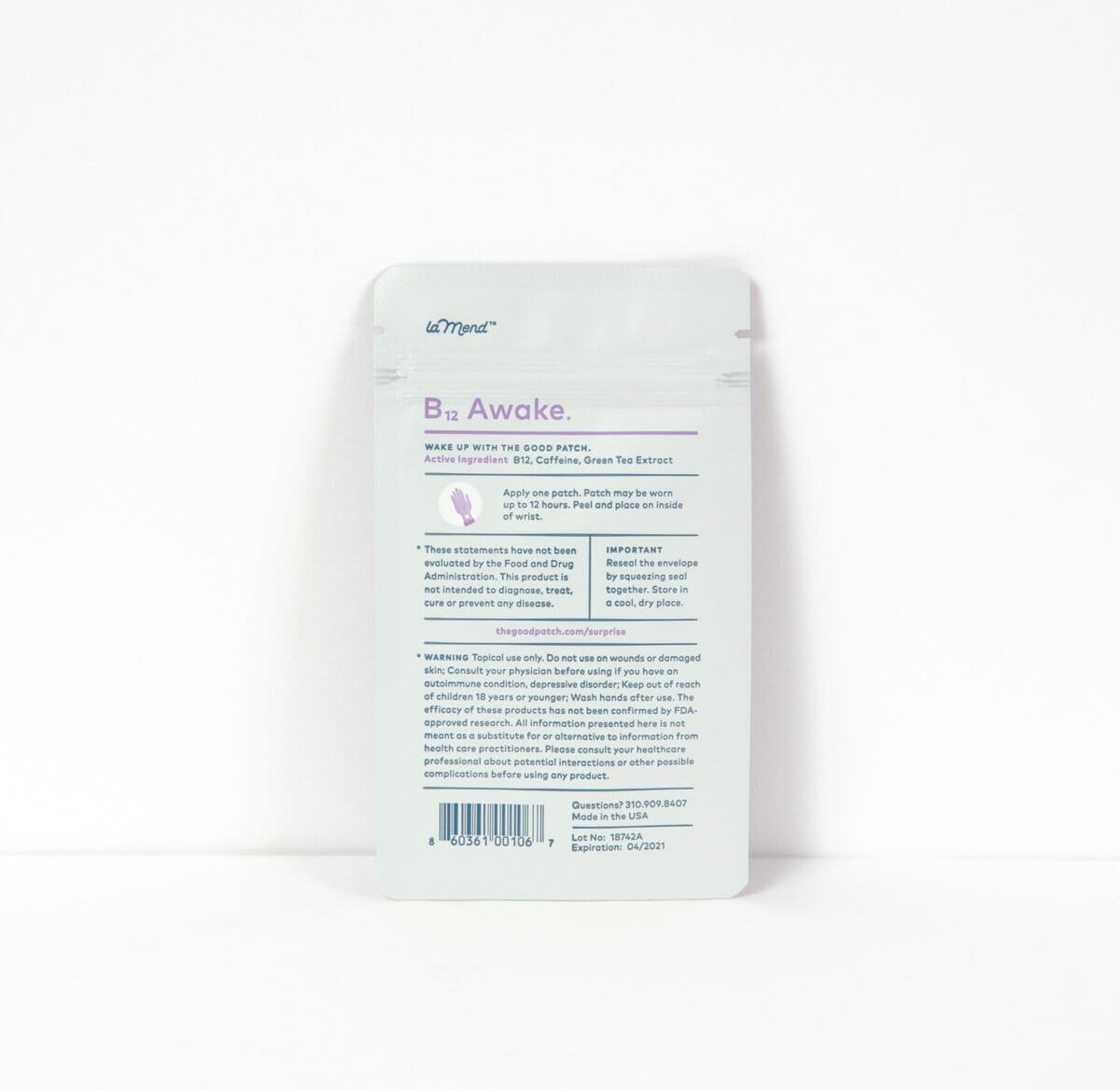Plant-Infused B12 Awake Patch