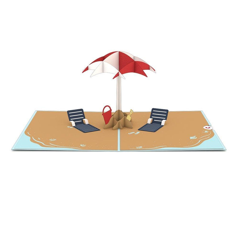 Beach Day 3D card