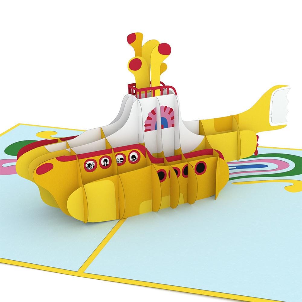 The Beatles Yellow Submarine 3D card
