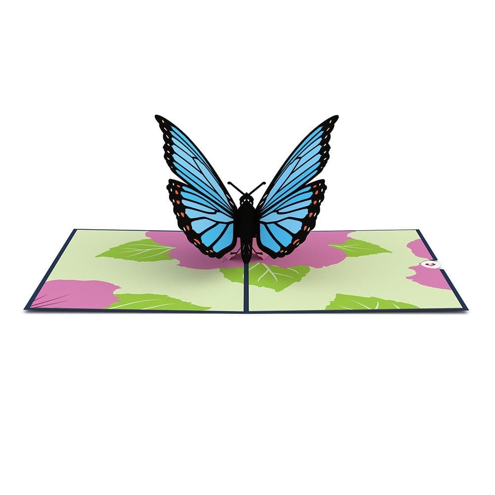 Blue Morpho Butterfly 3D card