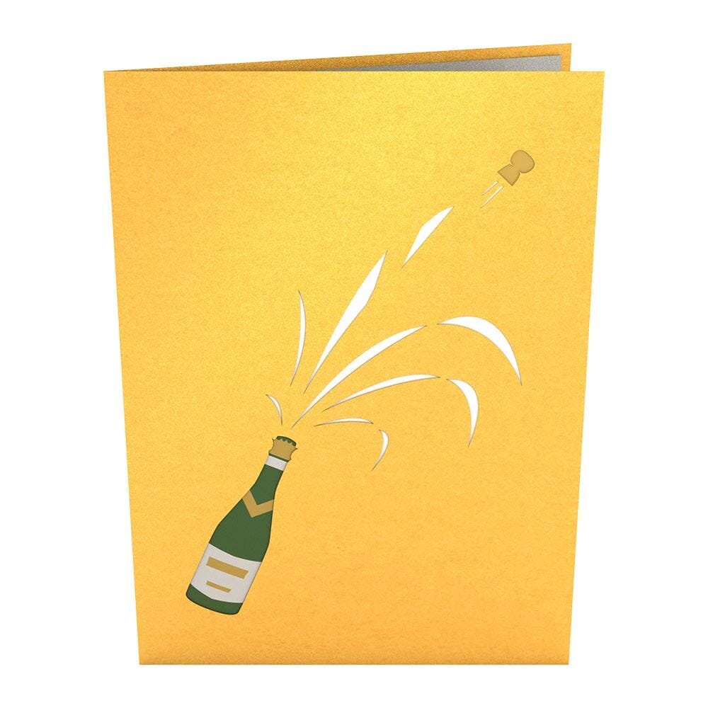 Champagne Celebration 3D Card